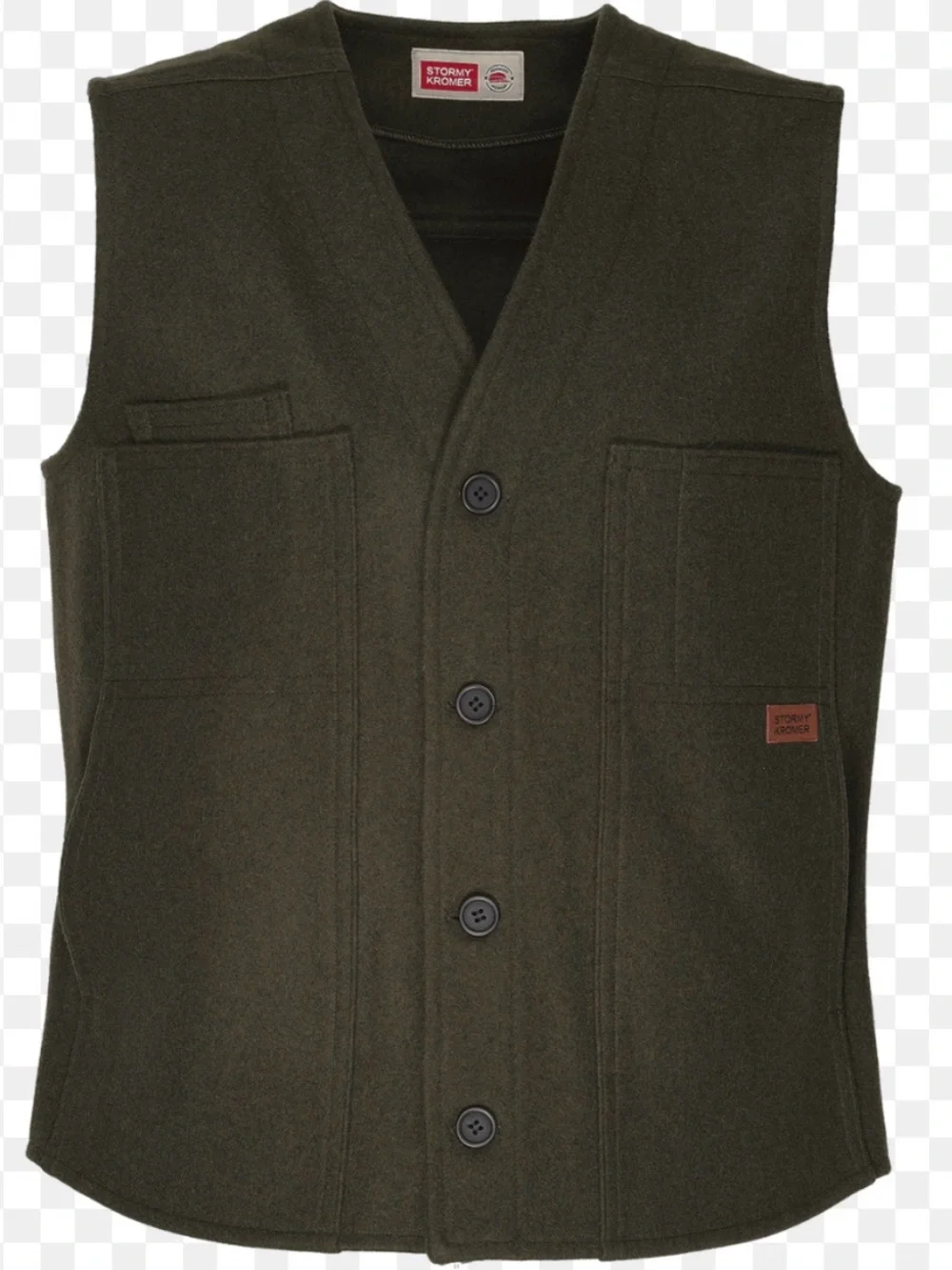 Stormy Kromer men’s the button vest olive see measurements